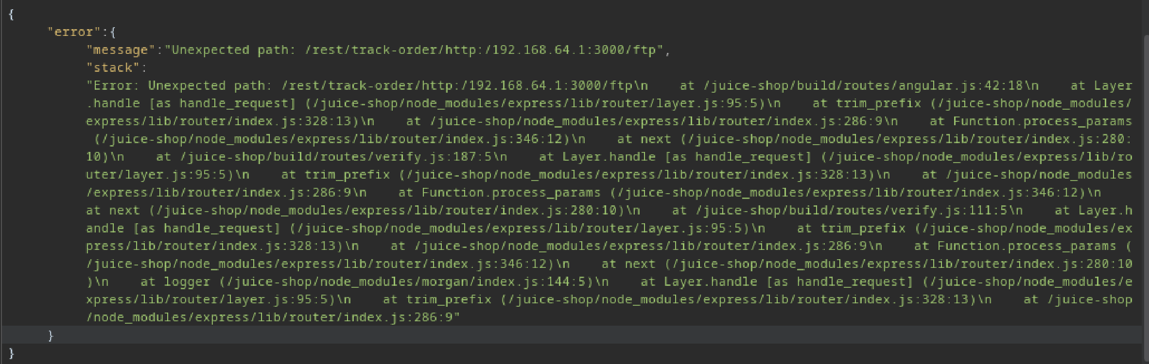 Stack Trace