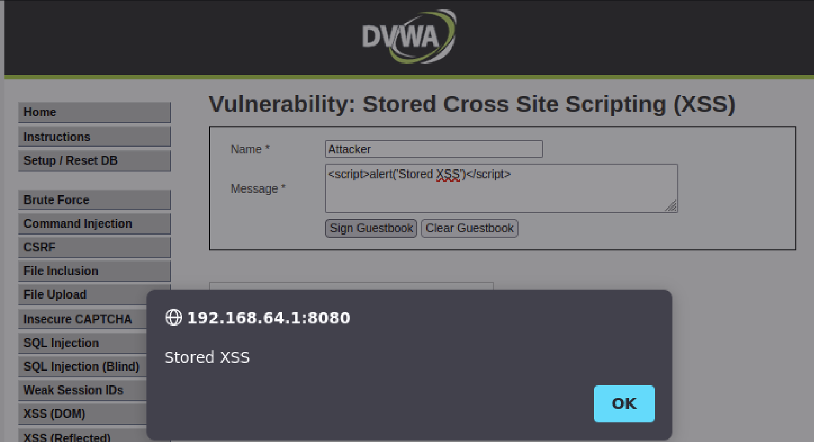 XSS Popup
